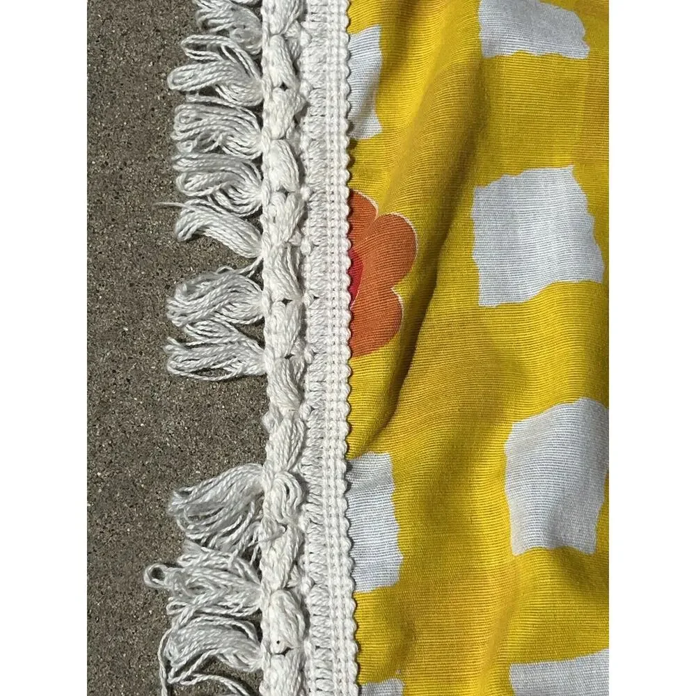 Vintage Raggedy Ann & Andy Bobbs Merrill Twin Bedspread Flat Sheet 70s READ